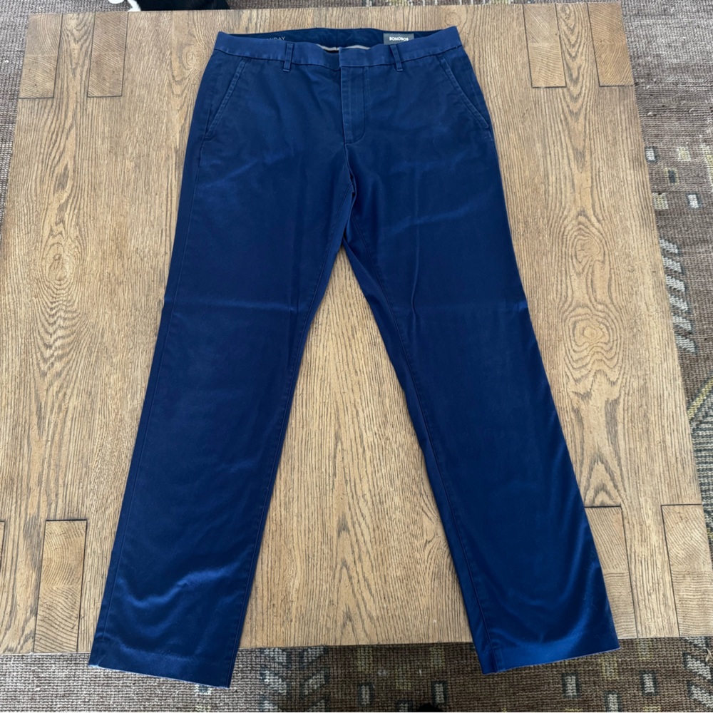 Bonobos Slim Fit Chino Pants “Monday” – Navy Blue – Size 33x32